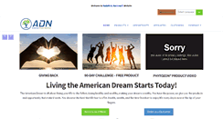 Desktop Screenshot of americandream4me.com